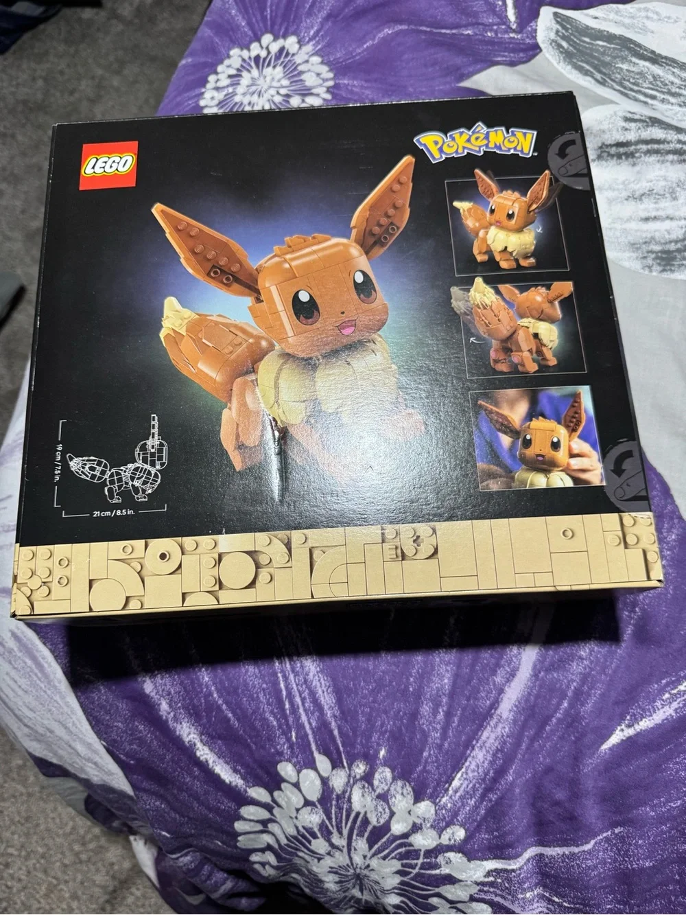 Lego Eevee Buildable Figure - Brown and Tan